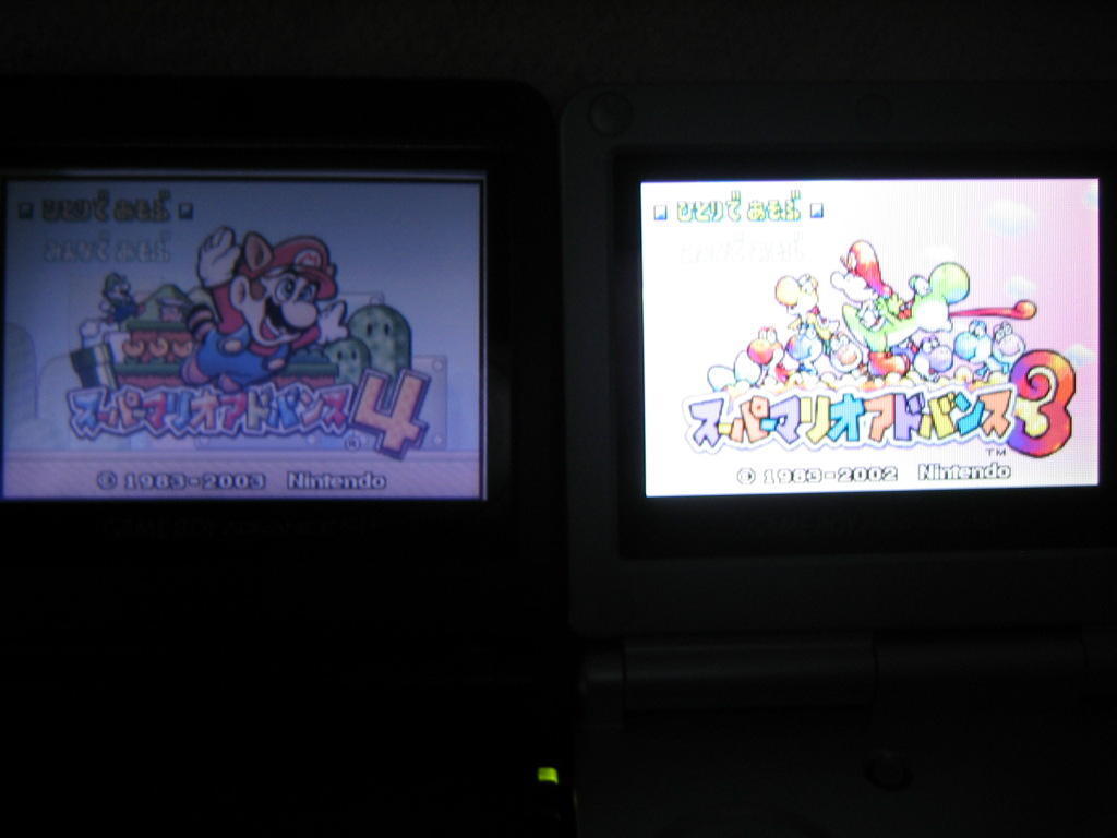 ゲームボーイアドバンスSP 海外版 バックライト仕様: レトロ